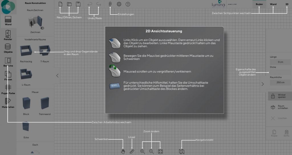 3D Badplaner der Lumina Badausstellung