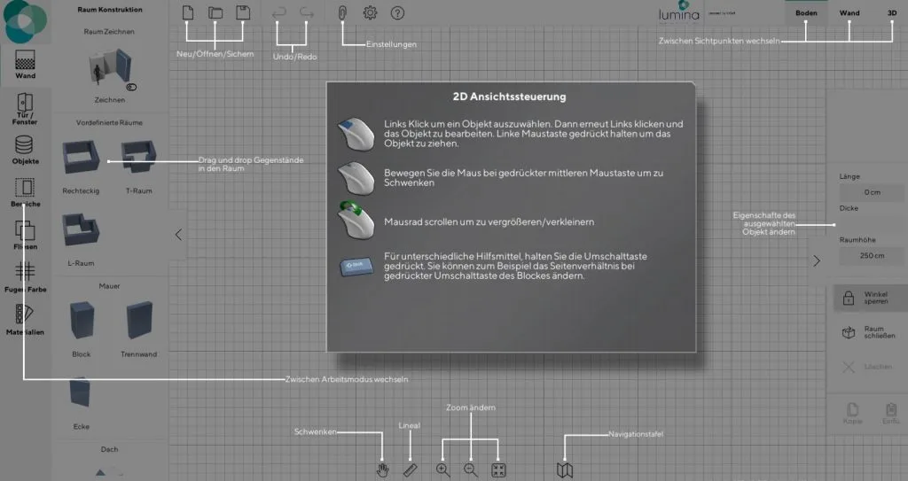 3D Badplaner der Lumina Badausstellung