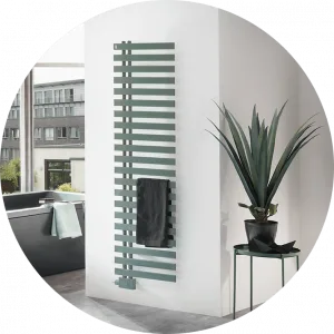 Abbildung Badezimmer mit ChaCha Heizkörper von BEMM