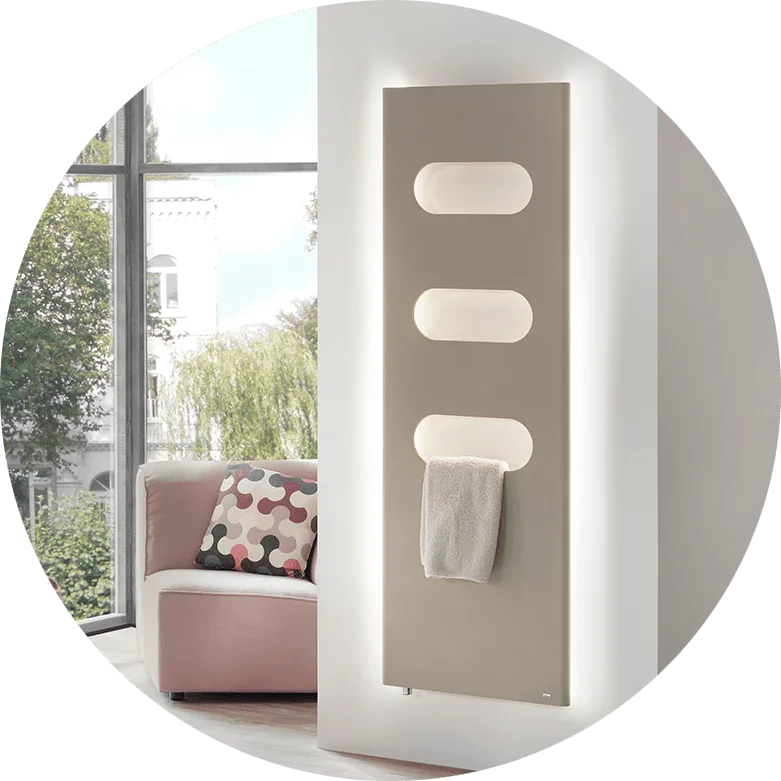 Abbildung Bad mit Plawa SPA Soft Heizkörper von BEMM